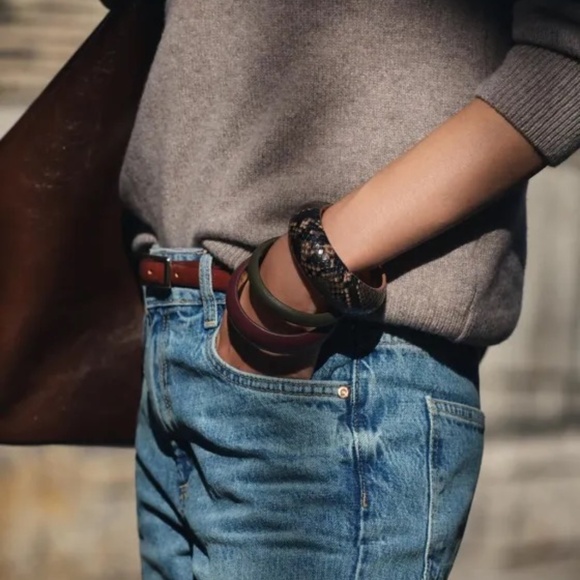 ZARA, pack of 3 leather bracelets NWT - Picture 2 of 4
